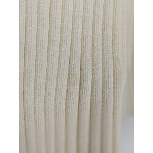 Tommy Hilfiger Sweater Ribbed Knit Quarter Zip Turtleneck Spell Out Y2K Size M - Picture 9 of 14